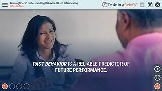TrainingBriefs® Understanding Behavior-Based <mark>Interviewing</mark>