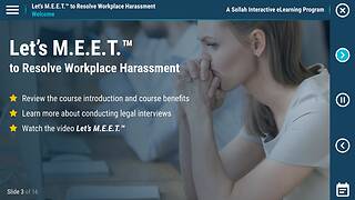 Let's M.E.E.T.™ to Resolve Workplace Harassment (eLearning Classic)