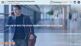 TrainingBriefs® Recognizing Sales Opportunities