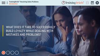 TrainingBriefs® Resolving Sales Problems