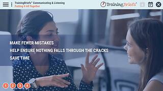 TrainingBriefs® Communicating & Listening