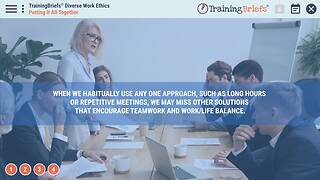 TrainingBriefs® Diverse Work Ethics