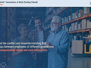 TrainingBriefs® Generations at Work (Feeling Valued)