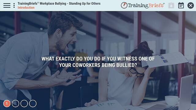 TrainingBriefs® Workplace Bullying - Standing Up for Others