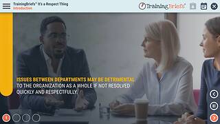 TrainingBriefs® It’s a <mark>Respect</mark> Thing