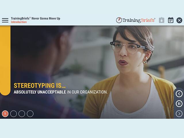 TrainingBriefs® Never Gonna Move Up