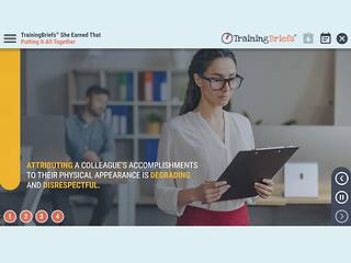 TrainingBriefs® She Earned That