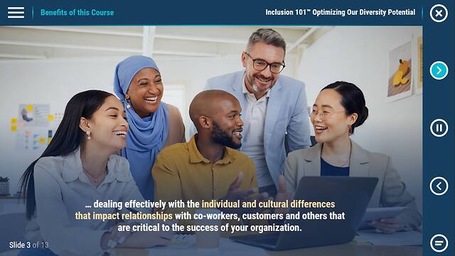 Inclusion 101™ Optimizing Our Diversity Potential