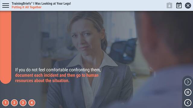 TrainingBriefs® I Was Looking at Your Legs!