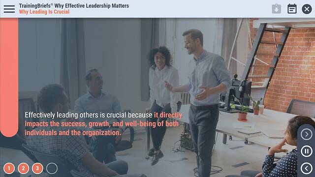 TrainingBriefs® Why Effective Leadership Matters