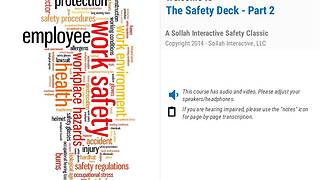 The Safety Deck™ (Part 2)