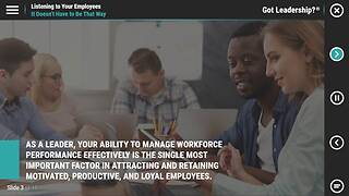 Got <mark>Leadership</mark>?® Listening to Your Employees