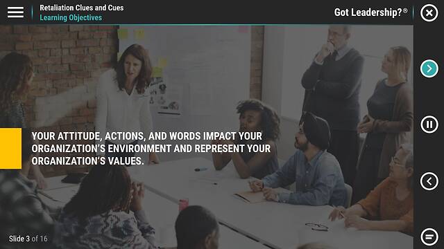 Got Leadership?® Retaliation Clues and Cues