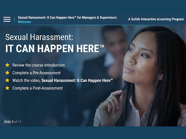 Sexual Harassment: It Can Happen Here™ (Managers/Supervisors)