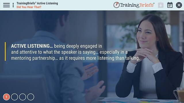 TrainingBriefs® Active Listening