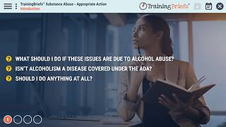 TrainingBriefs® <mark>Substance Abuse</mark> - Appropriate Action